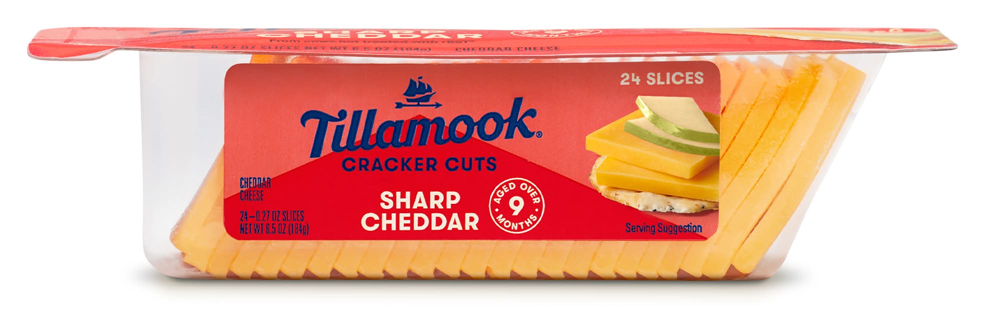 Tillamook Sharp Cheddar Cracker Cuts (6.5 oz)