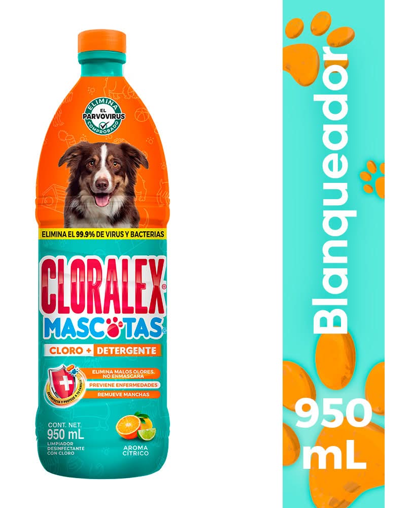 Cloralex · Desinfectante de áreas para tus mascotas (950 ml)