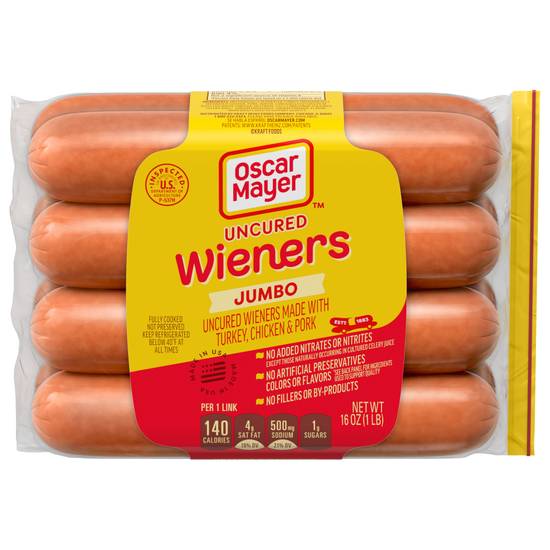 Oscar Mayer Uncrued Jumbo Wieners