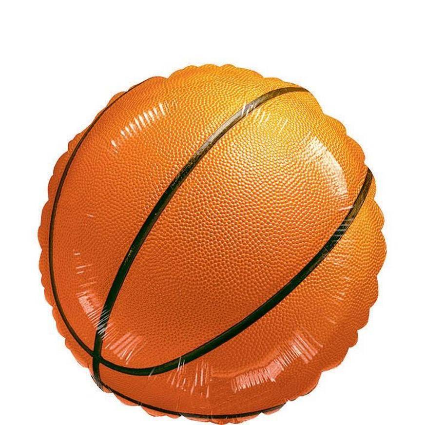 Party City Uninflated Basketball Balloon