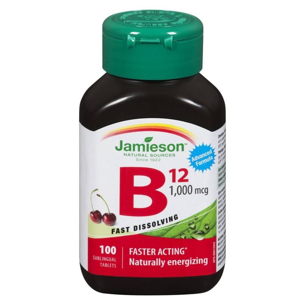 Jamieson Vitamin B12 Sublingual Tablets 1000 Mcg (30 g)