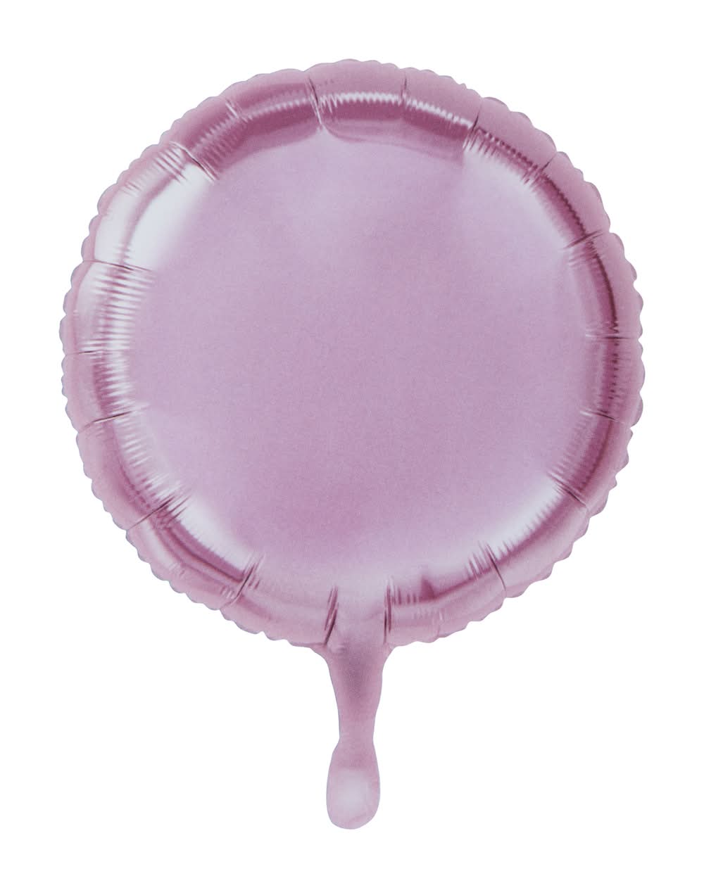 Inflated Rose Gold Round Balloon