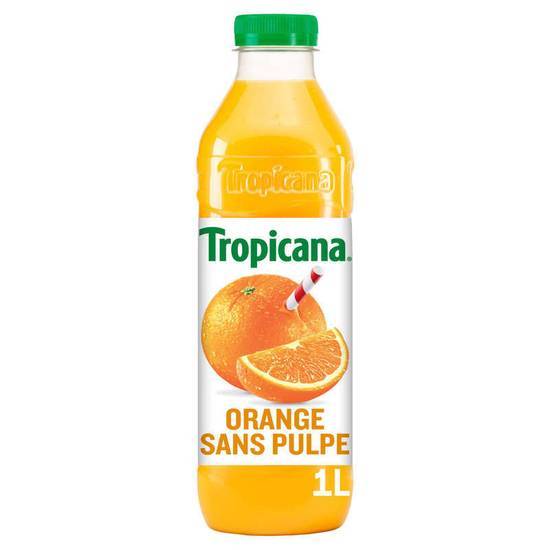 Tropicana Jus d'orange - Pure Premium - Sans Pulpe - 100% Pur Jus - Bouteille 1 L