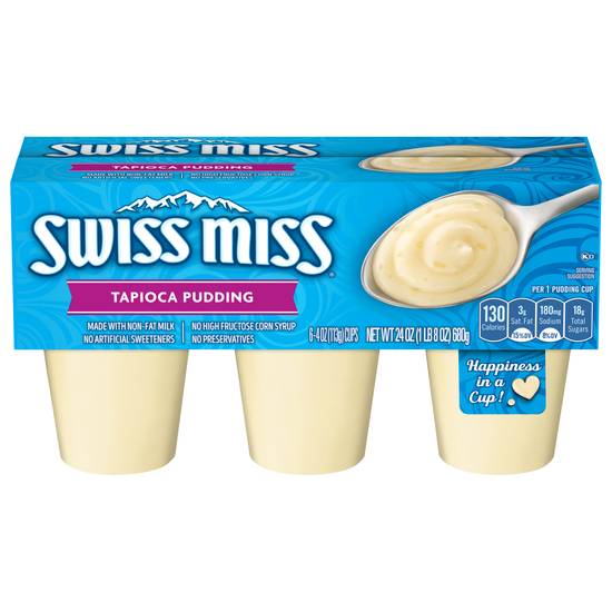 Swiss Miss Old Fashioned Tapioca Pudding (6 ct)