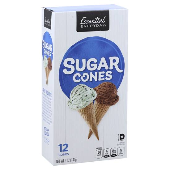 Essential Everyday Sugar Cones (12 ct)