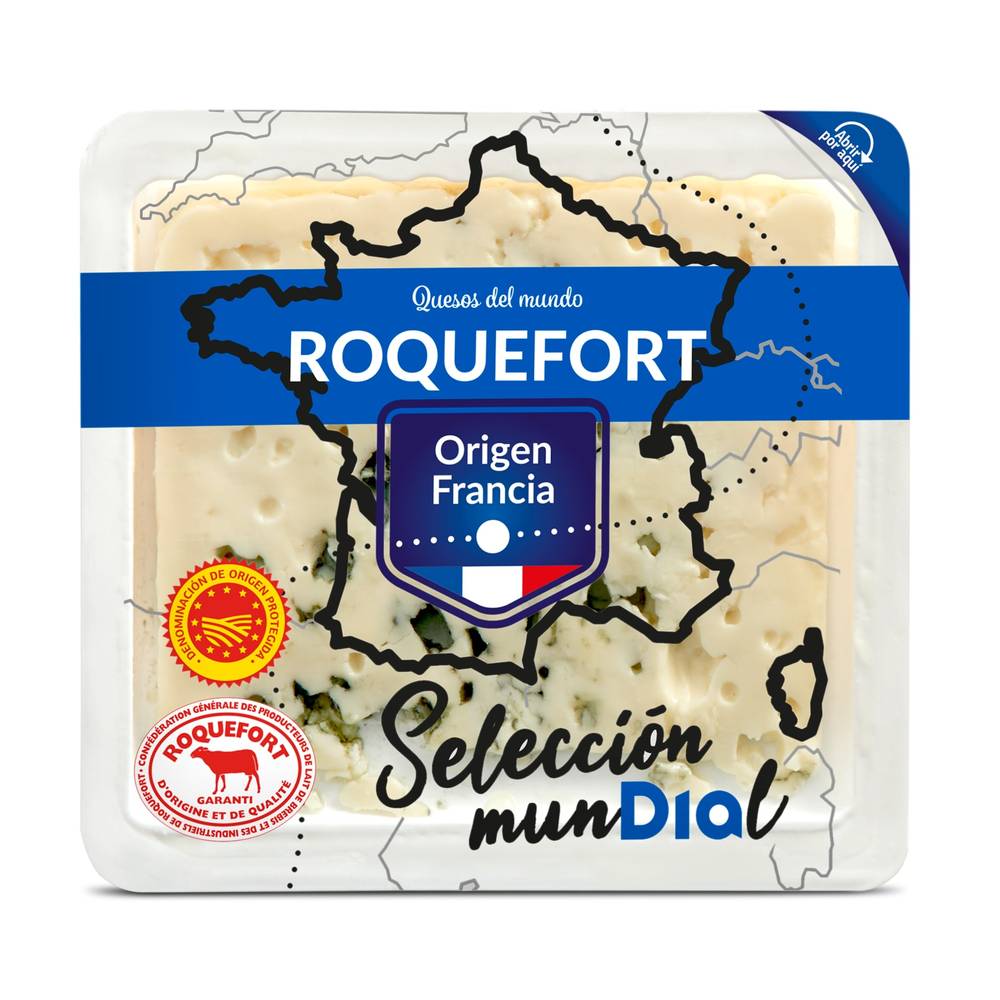 Queso Roquefort Selección Mundial De Dia Bandeja 100 G