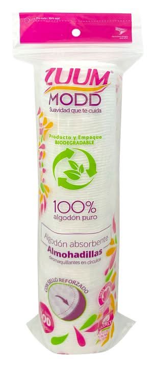 Zuum · Mood almohadillas de algodón desmaquillantes (100 un)