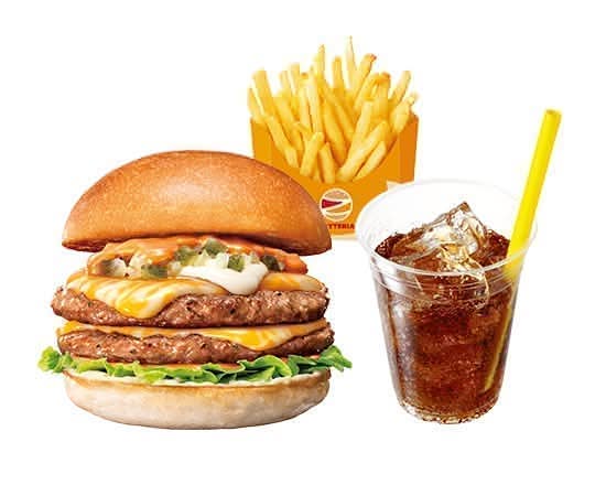 【セット】ダブル絶品チーズバーガーDouble ZEPPIN（Supreme）Cheeseburger Set