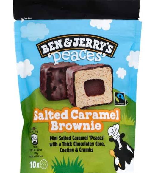 Ben & Jerry's - Dessert glacé, brownie caramel salé (10)