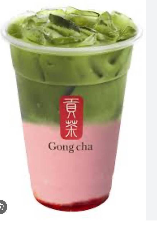 Strawberry Matcha Latte