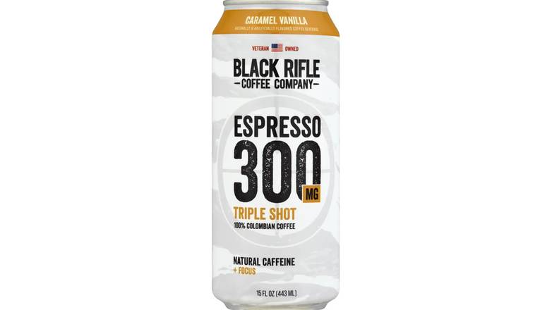 Black Rifle Triple Shot Espresso 300mg Caramel Vanilla