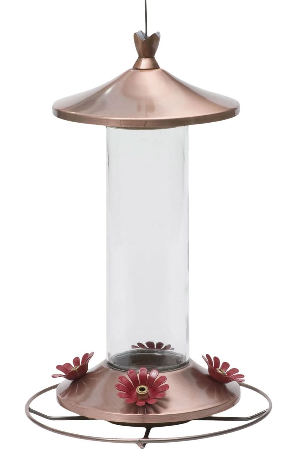 Perky-Pet Elegant Copper Glass Hummingbird Feeder, 1 ea