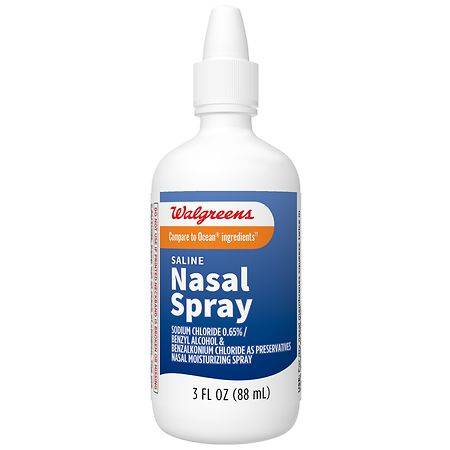 Walgreens Premium Saline Nasal Moisturizing Spray (3 fl oz)