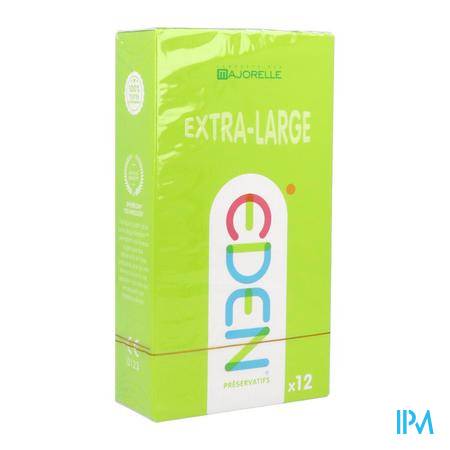 Eden Preservatif Latex Lubrifie Extra Large 12 Préservatifs - Sexualité
