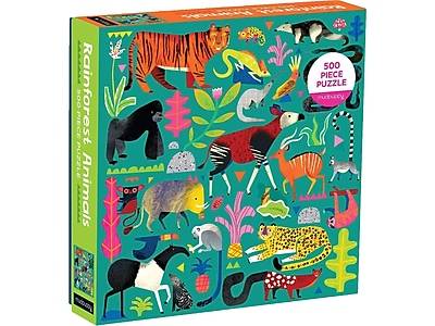 Galison Rainforest Animals Puzzle, Entertainment, Multi-Grade (9780735357631)