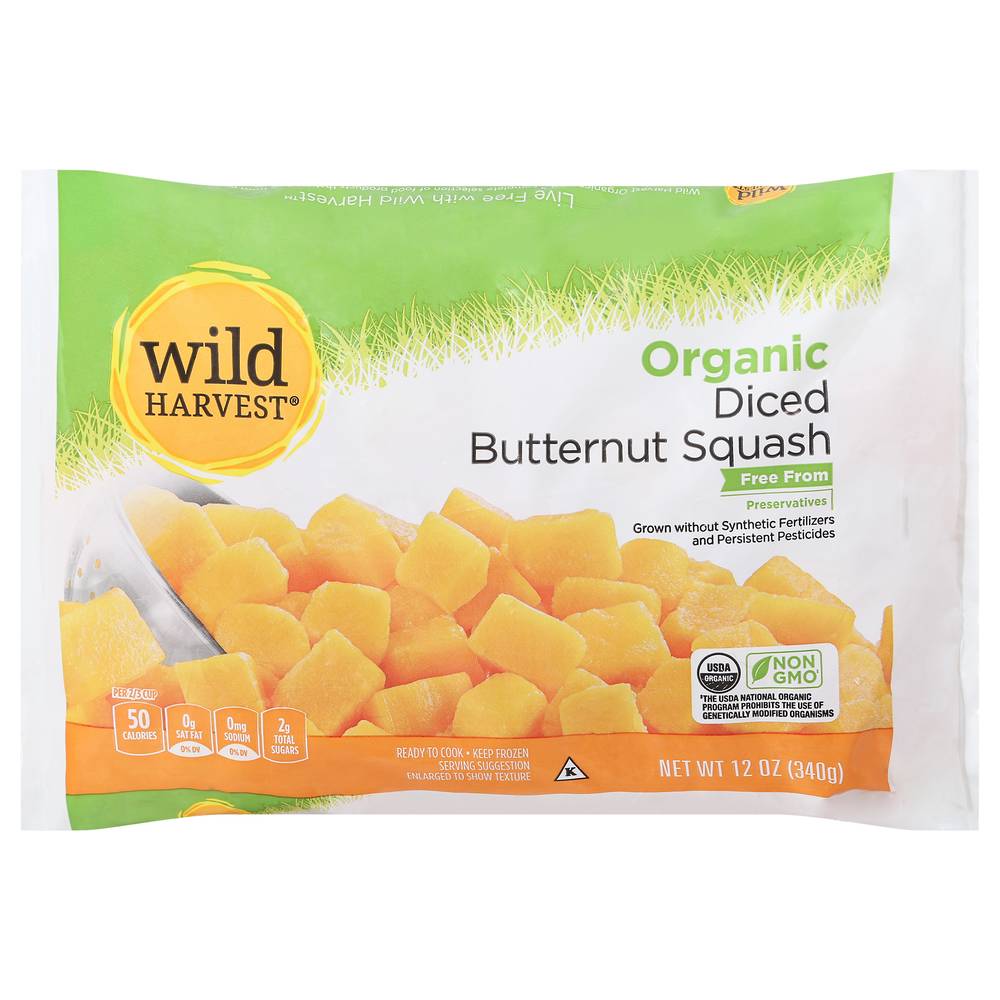 Wild Harvest Organic Diced Butternut Squash Bag (12 oz)