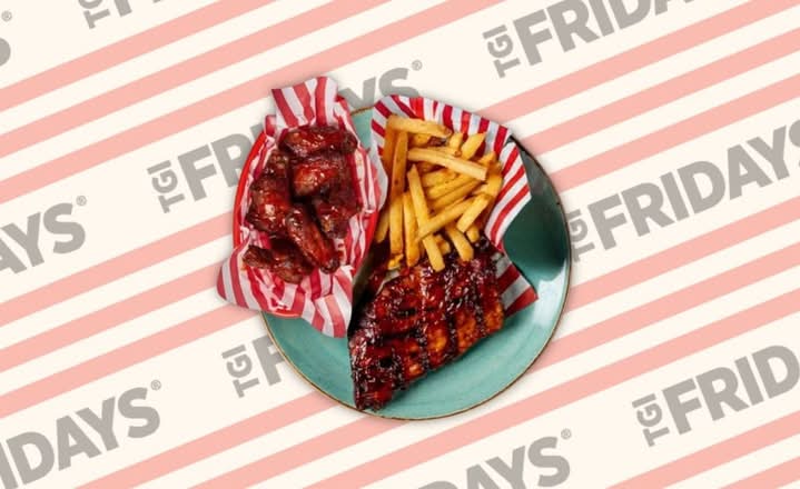 Ribs & Wings & Fries Combo