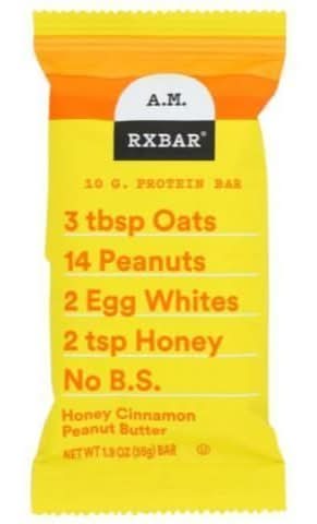 RX AM Honey Cinnamon Peanut Butter Bar 1.94oz