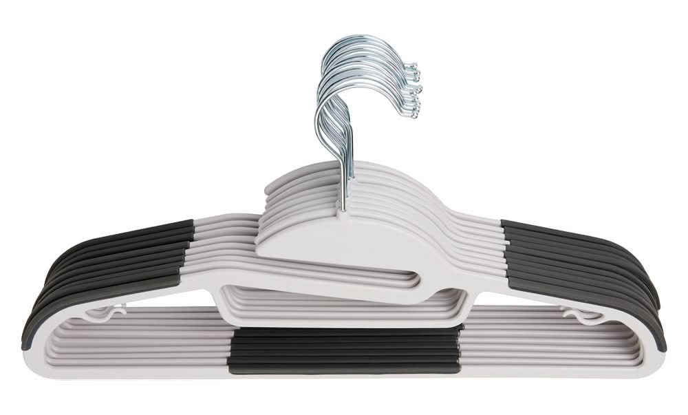 KIRKTON HOUSE 10pk No Stretch Hangers, White