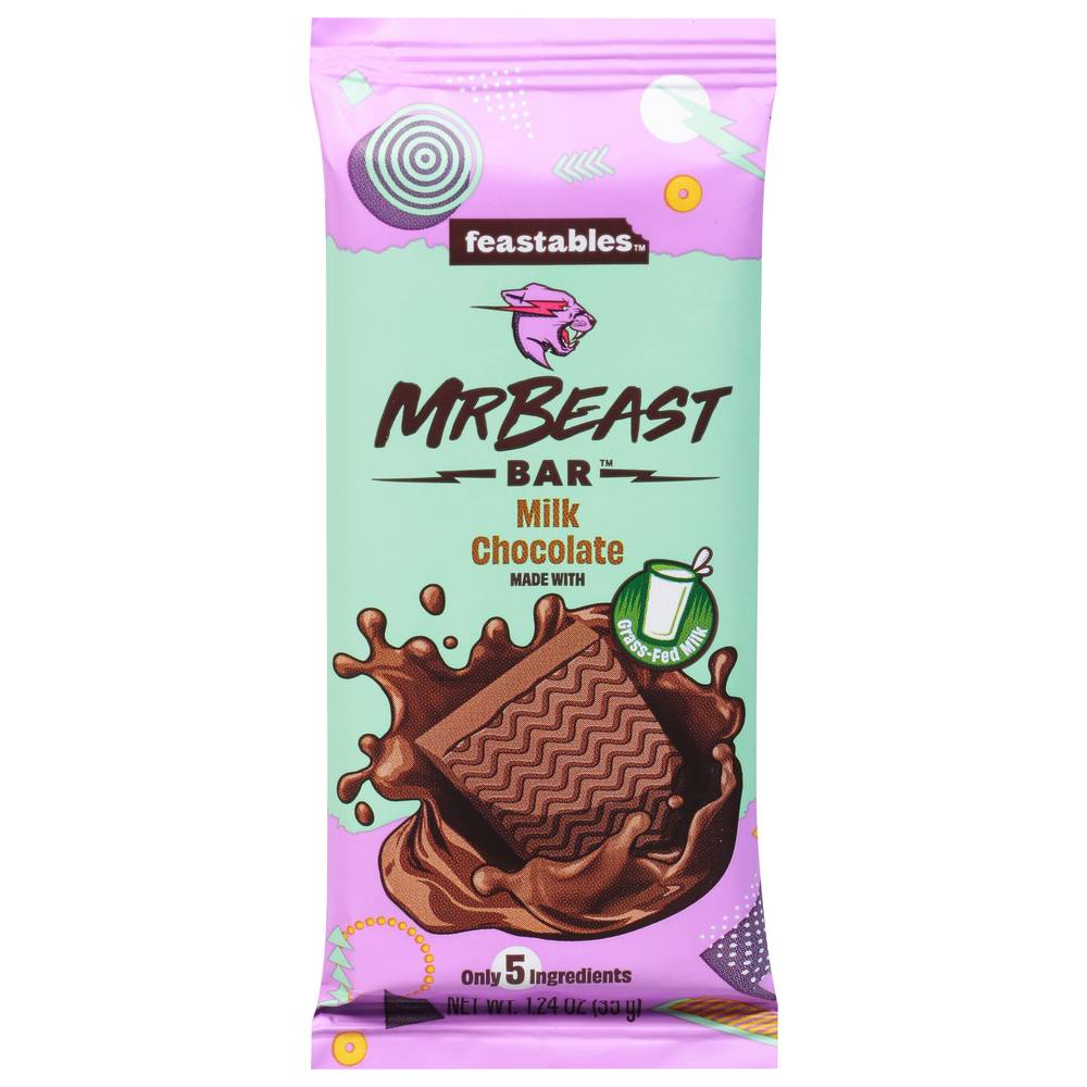 Feastables Mr Beast Milk Chocolate Bar (1.24 oz)