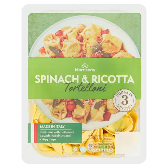 Morrisons Spinach and Ricotta Tortelloni (300g)