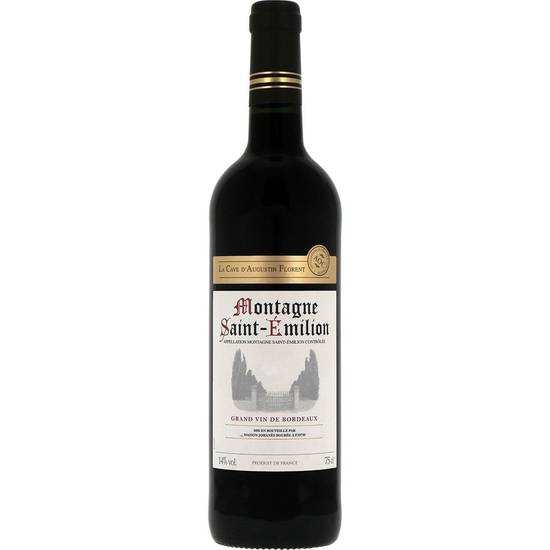 La Cave d'Augustin Florent - Vin rouge Bordeaux montagne saint emilion merlot (750 ml)