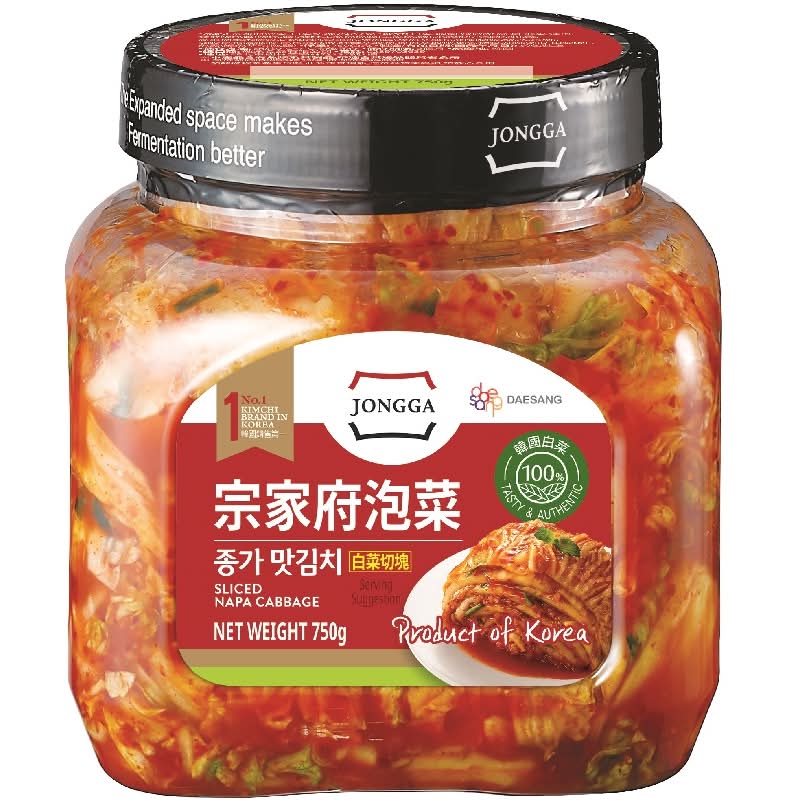 宗家府泡菜白菜切塊 <750g克 x 1 x 1Can罐>