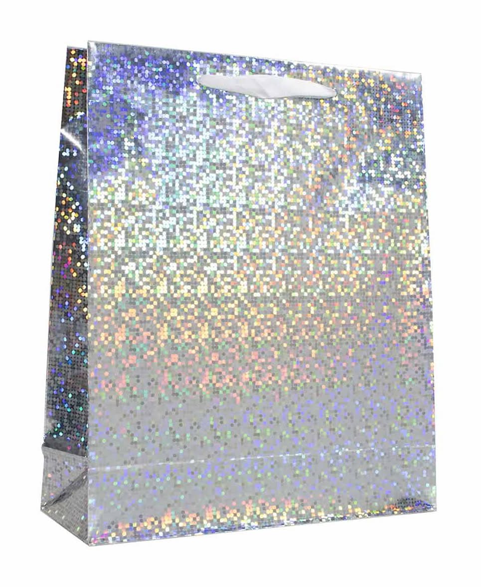 Holographic Vertical Gift Bag Large