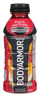 BODYARMOR Hydration Sports Drink, Fruit Punch (473 ml)