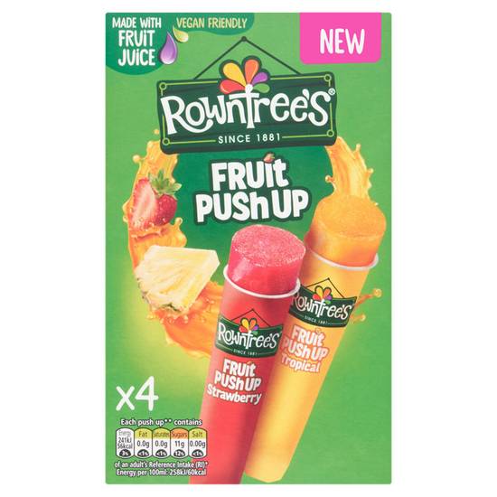 Rowntrees Fruit Push Up 4 x 90ml (360ml)
