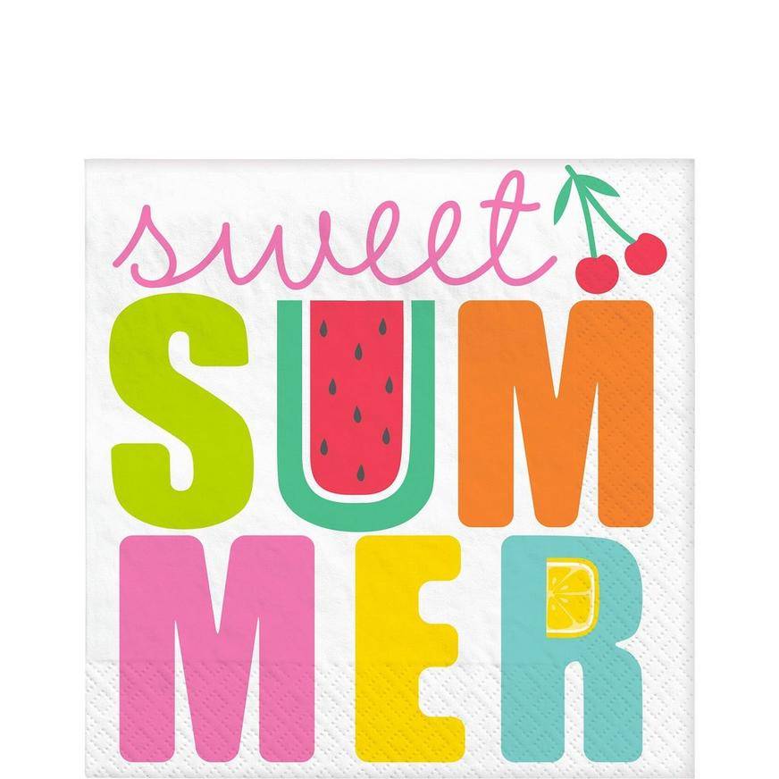 Tutti Frutti Sweet Summer Lunch Napkins, 6.5in, 16ct