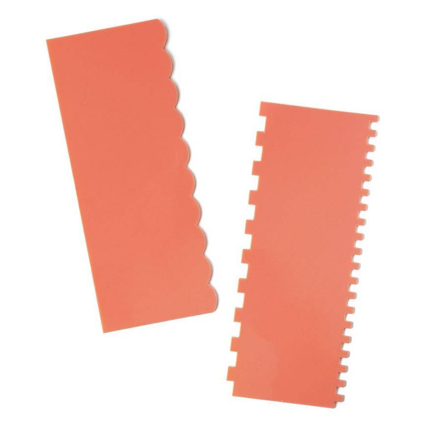 Sweetshop Cake Comb Scrapers, 2pc