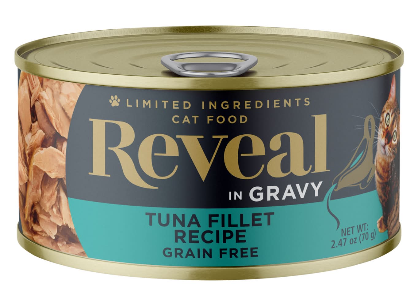Reveal Pet Food Grain Free Tuna Fillet in Gravy Cat Food (2.47 oz)