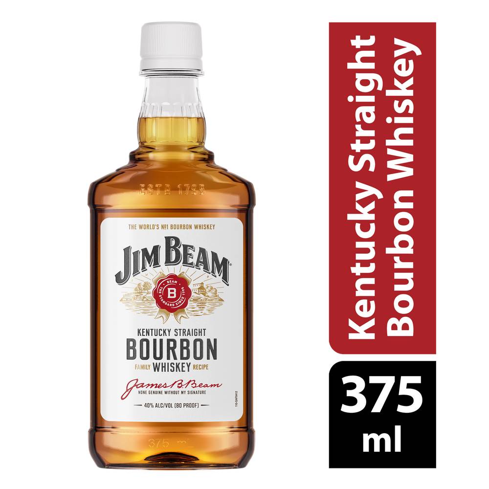 Jim Beam Kentucky Straight Bourbon Whiskey (375 ml)