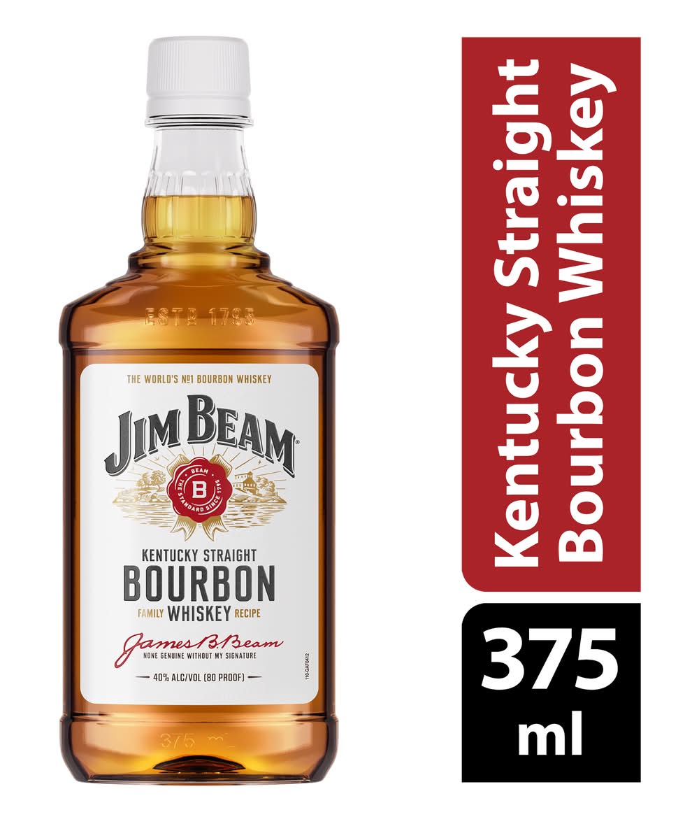 Jim Beam Kentucky Straight Bourbon Whiskey (375 ml)