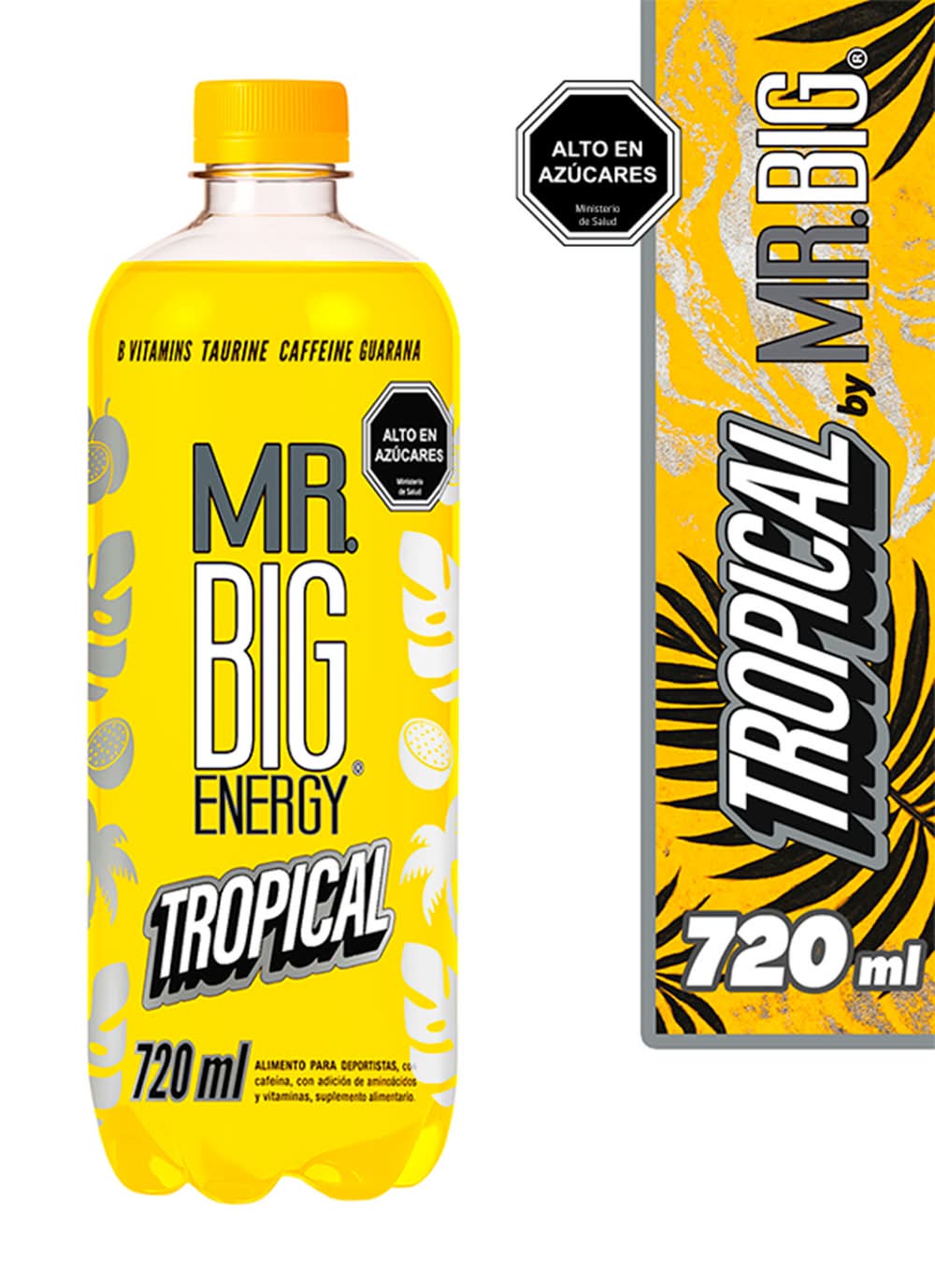 MR. BIG · Energy bebida energética - Tropical (720 ml)