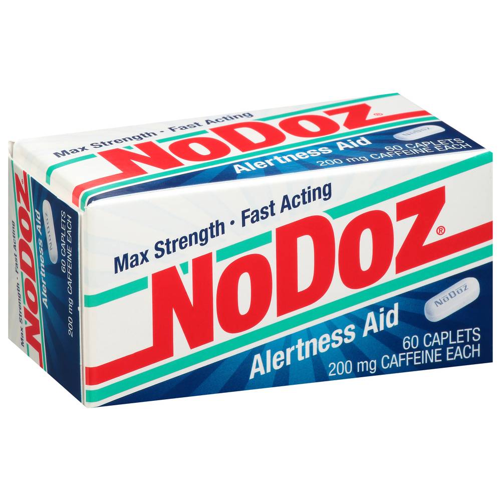 Nodoz Max Strength Alertness Aid Caplets (60 ct)