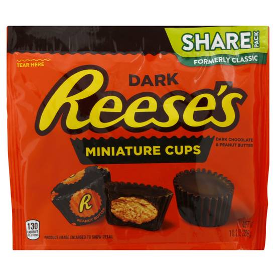 Reese's Dark Chocolate Peanut Butter Miniature Cup Candy