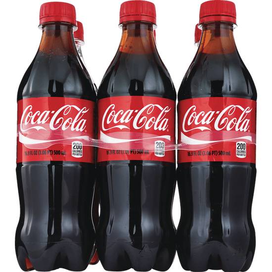 Coca-Cola 6-Pack of 16.9oz Bottles