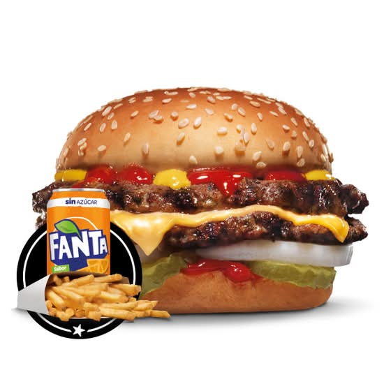 Combo Double Big Cheeseburger