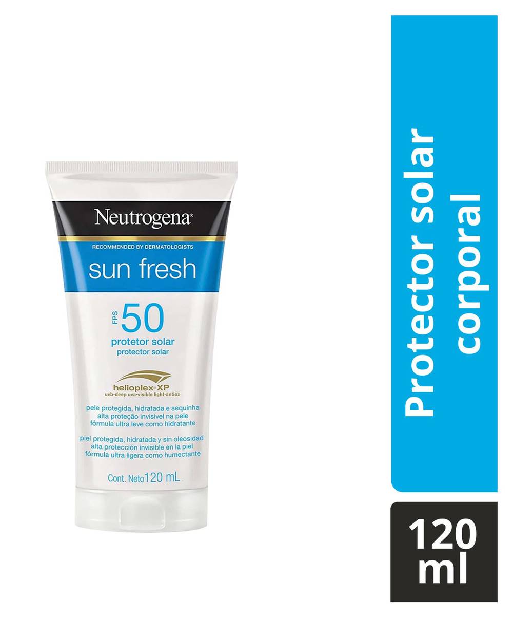 Neutrogena · Sun fresh protector solar corporal fps 50 (120 ml)