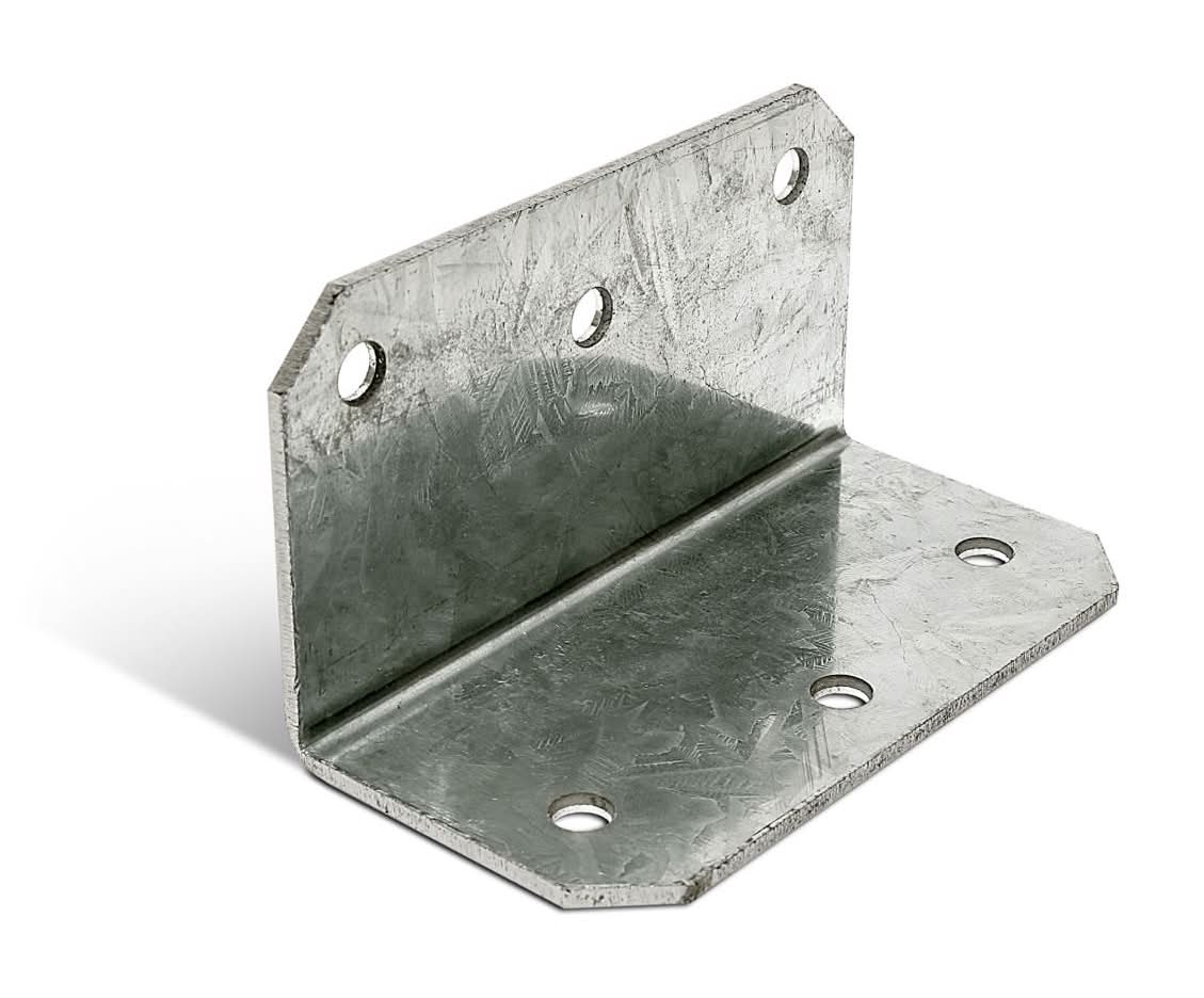 Simpson Strong-Tie 2 In. W X 4 In. L Galvanized Steel Medium L-Angle