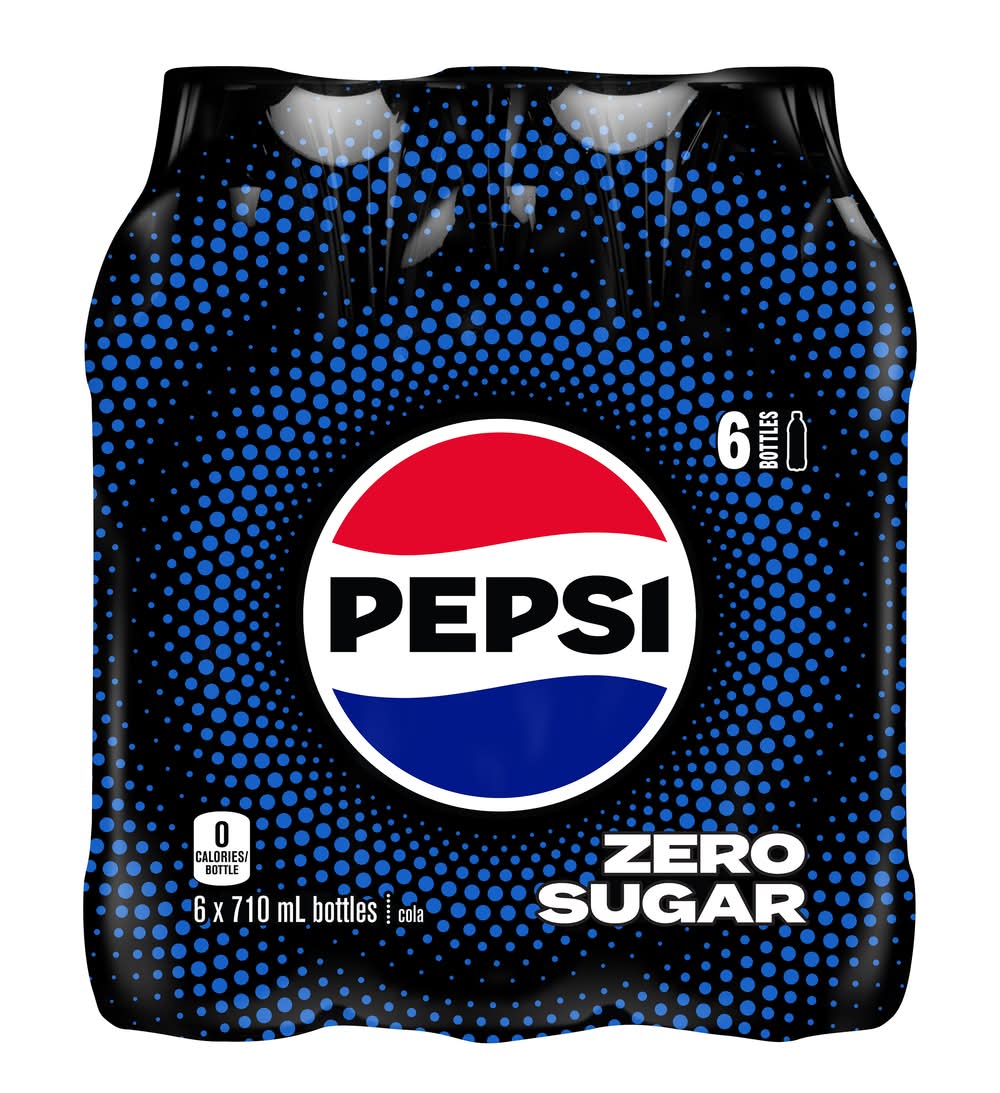 Pepsi Zero Sugar Cola (6 x 710 ml)