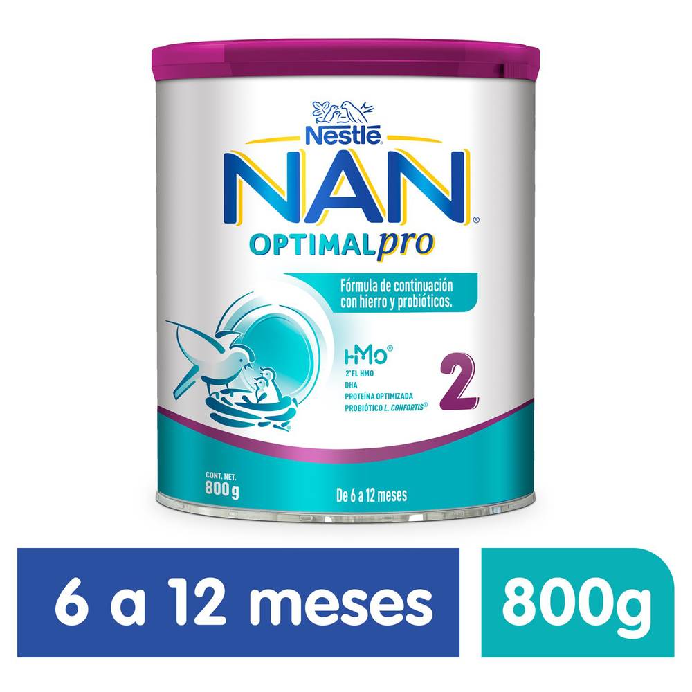 NAN · Fórmula láctea optipro etapa 2 (800 g)