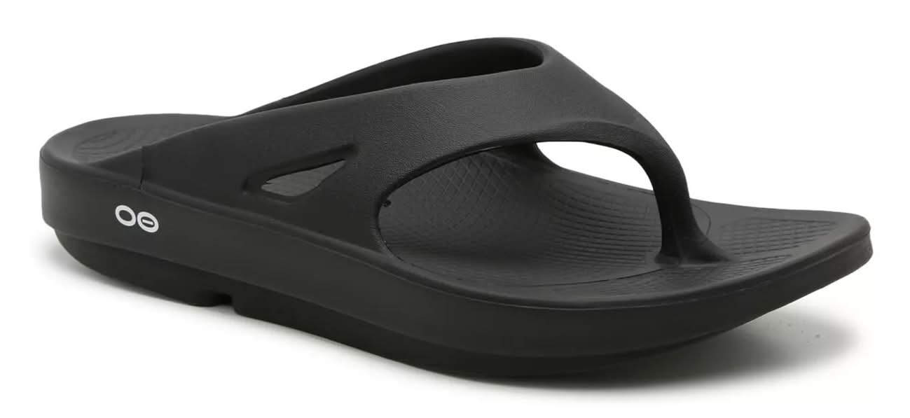 Oofos Ooriginal Flip Flop - Men's (Black Medium - 11)