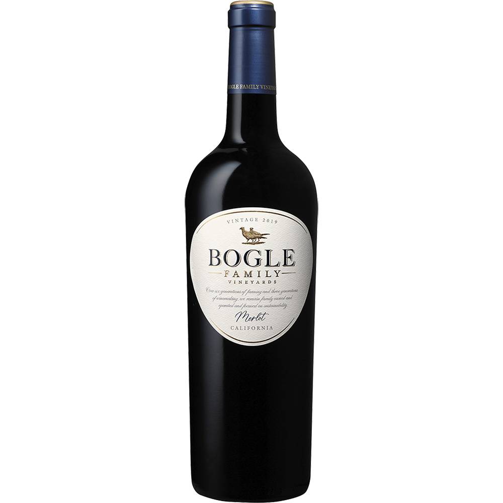 Bogle Vineyards California Merlot Wine 2019 (750 mL)