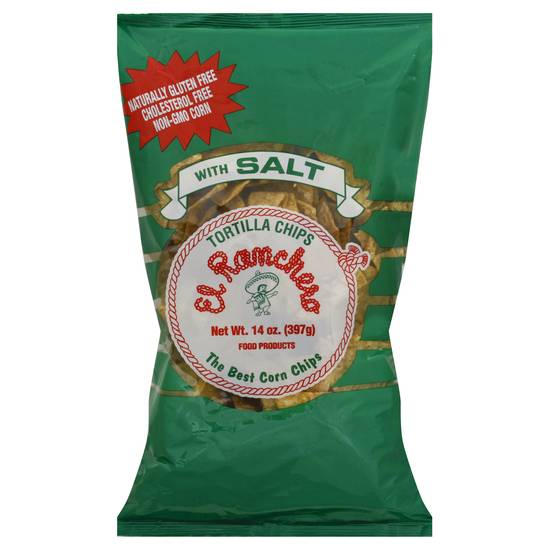 El Ranchero Gluten Free Tortilla Chips With Salt (14 oz)