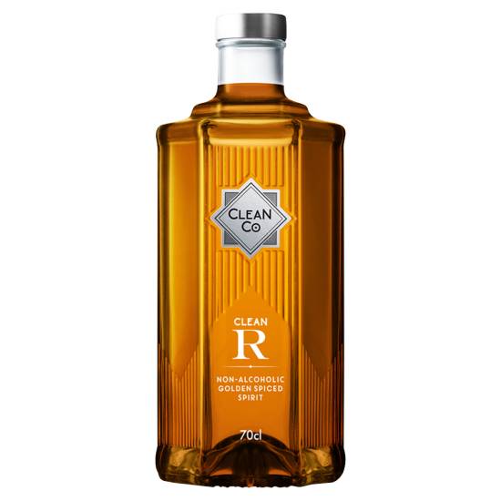 Clean Co Clean R Non-Alcoholic Golden Spiced Spirit (70cl)