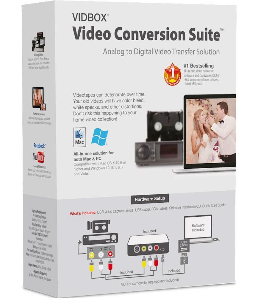 VIDBOX - Video Conversion Suite - Black/White