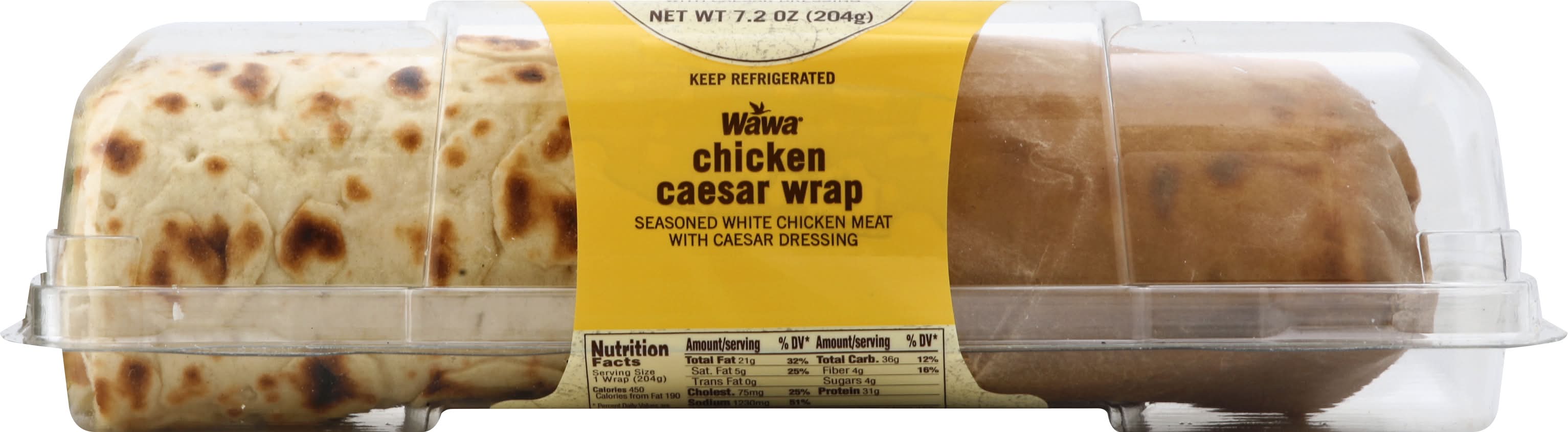 Wawa Chicken Caesar Wrap (7.2 oz)
